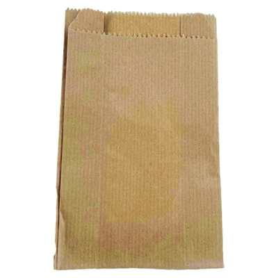 Kraft Çizgili Kese Kağıdı 1 Kg 15*6*27cm (4'li Paket) ürün görseli 1