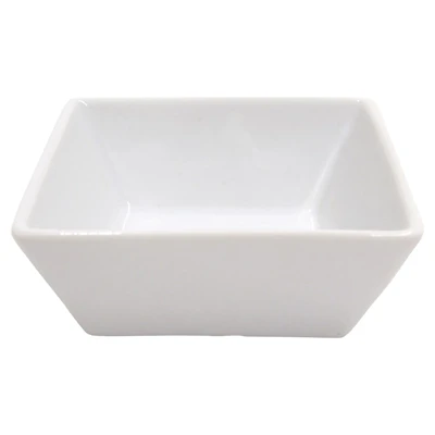 METRO PROFESSIONAL Porselen Kare Kase 8cm 6Lı Beyaz (4'li Paket) ürün görseli 1