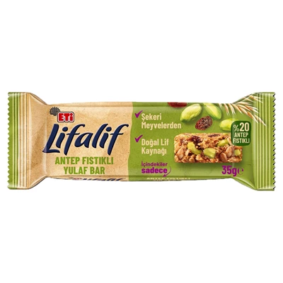 ETİ Lifalif Kuruyemiş Bar 35 G Antep Fıstığı (8'li Paket) ürün görseli 1
