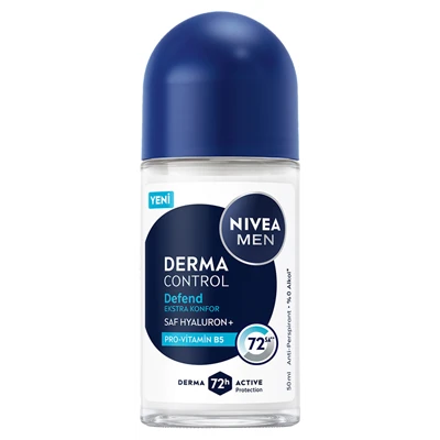 NIVEA Nıvea Roll-On Derma 50 Ml Erkek (6'li Paket) ürün görseli 1