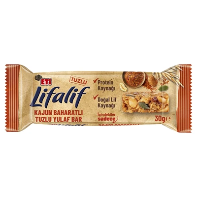 ETİ Lifalif Tuzlu Bar 30 G Kajun (8'li Paket) ürün görseli 1