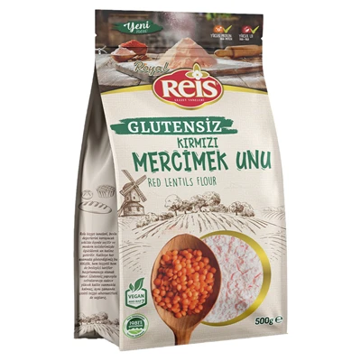 REİS Kırmızı Mercimek Unu 500 G (4'li Paket) ürün görseli 1