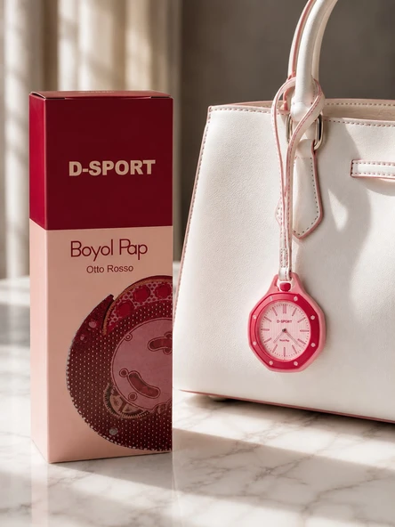 D-SPORT Boyol Pop Renkli Saat Kırmızı-ÇA6 ürün görseli 1
