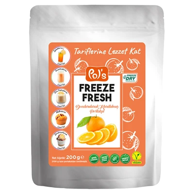Pol'S Freeze Fresh Dilim 200 G Portakal (3'li Paket) ürün görseli 1