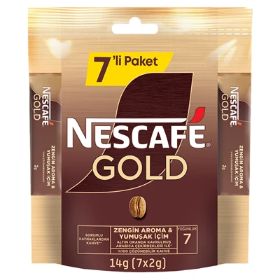 NESCAFE Gold Kahve 7*2 G (7'li Paket) ürün görseli 1