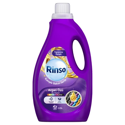 Rinso Sıvı Çamaşır Deterjanı Bakım 2,5 L Argan&Renkliler (7'li Paket) ürün görseli 1