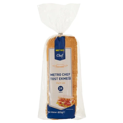 METRO Chef Tost Ekmeği 835 G (7'li Paket) ürün görseli 1