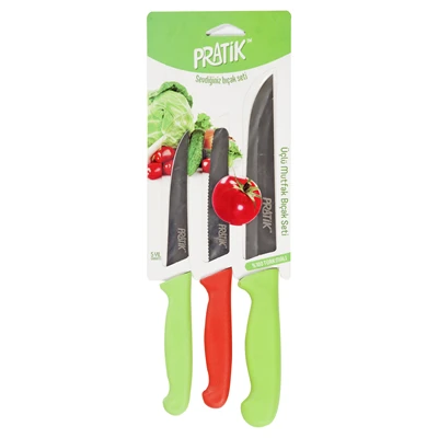 PRATİK Bıçak Set 3Lü (5'li Paket) ürün görseli 1
