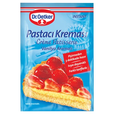 Dr. Oetker Dolgu Kreması 55G Vanilya (8'li Paket) ürün görseli 1