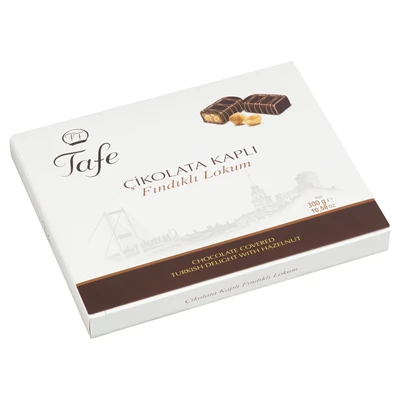 Tafe Çikolata Kaplı Lokum 300G Fındıklı (7'li Paket) ürün görseli 1