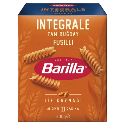 Barilla Tam Buğday Makarna 400G Burgu (8'li Paket) ürün görseli 1