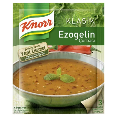 Knorr Hazır Çorba 12 X 65 G Ezogelin (5'li Paket) ürün görseli 1