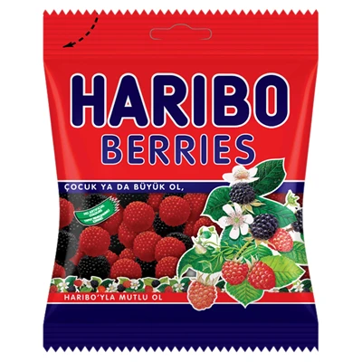 Haribo Yumuşak Şeker 80G Berrıes (8'li Paket) ürün görseli 1