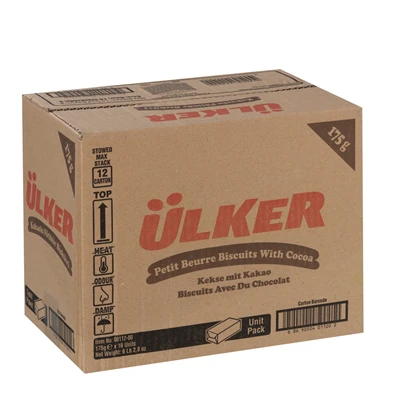 ÜLKER Petibör Bisküvi 16 X 175 G Kakao (2'li Paket) ürün görseli 1