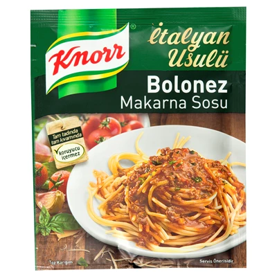 Knorr Makarna Sos 45G Bolonez (8'li Paket) ürün görseli 1