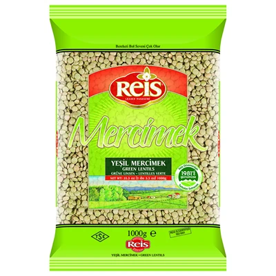 REİS Yeşil Mercimek 1Kg (5'li Paket) ürün görseli 1