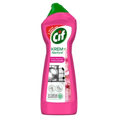 Cif Sıvı Krem Temizleyici 750 Ml Sakura (8'li Paket) ürün görseli 1
