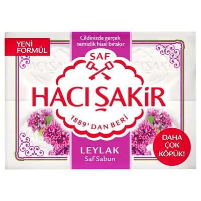 HACI ŞAKİR Banyo Sabunu 4*150 G Leylak (6'li Paket) ürün görseli 1