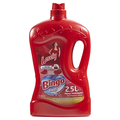 Bingo Fresh Yüzey Temizleyicisi 2,5 L Lovely (8'li Paket) ürün görseli 1