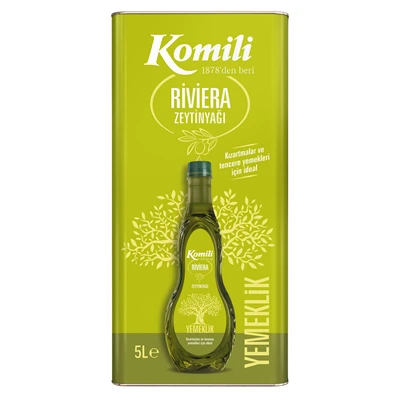 Komili Riviera Zeytinyağı 5 L (5'li Paket) ürün görseli 1