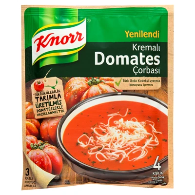 Knorr Hazır Çorba 12 X 65 G Kremalı Domates (7'li Paket) ürün görseli 1