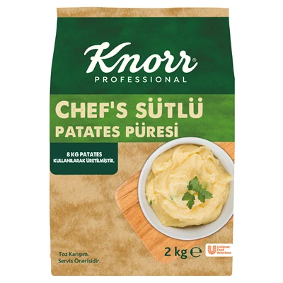 Knorr Chefs Patates Püre 2Kg Sütlü (6'li Paket) ürün görseli 1