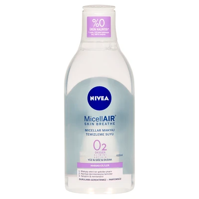 Nivea Cilt Temizleme Suyu 400Ml Hassas (2'li Paket) ürün görseli 1