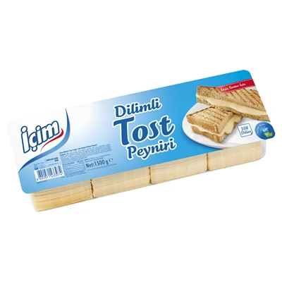 İçim Dilimli Tost Peyniri 1,5 Kg (3'li Paket) ürün görseli 1