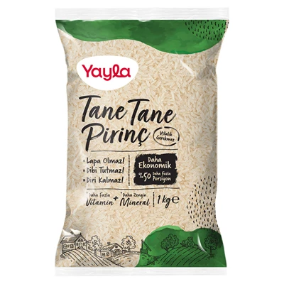 yayla Tane Tane Pirinç 1 Kg (7'li Paket) ürün görseli 1