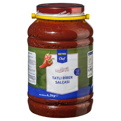 METRO Chef Biber Salçası 4,3 Kg Tatlı (3'li Paket) ürün görseli 1