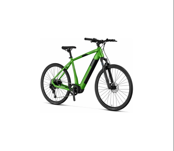 MOSSO E-LEGARDA ELEKTRİKLİ ŞEHİR BİSİKLET 480H HYD 28 JANT 10 VİTES GREEN ürün görseli 1