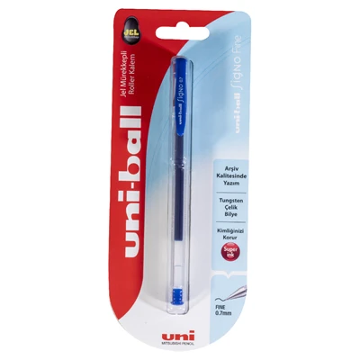 UNİ-BALL Sıgno Fıne Um-100 Jel Kalem 0.7 Mavi (4'li Paket) ürün görseli 1