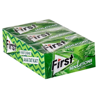 First Sensation Sakız 12 X 27 G Yeşil Nane (7'li Paket) ürün görseli 1