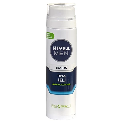 Nıvea Tıraş Jeli 200Ml Hassas (5'li Paket) ürün görseli 1