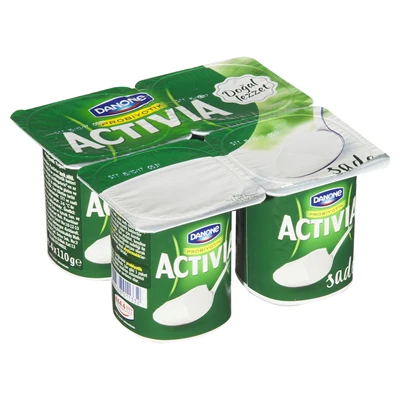 ACTIVIA Probiyotik Yoğurt 4Lü 100G Sade (4'li Paket) ürün görseli 1