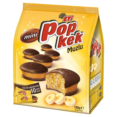 ETİ Popkek Mini 180 G Muz (7'li Paket) ürün görseli 1