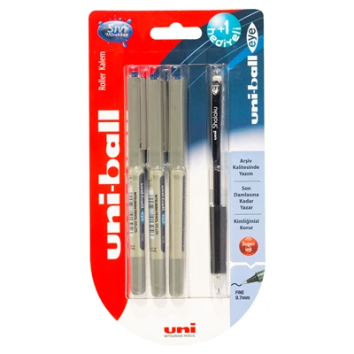 UNİ-BALL Eye Roller Kalem 0.7 Mavi 0.7Mm 3Ad (8'li Paket) ürün görseli 1