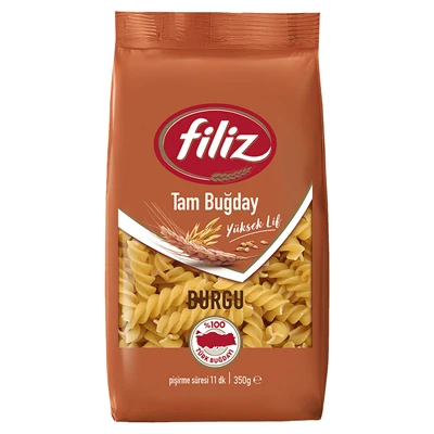 filiz Tam Bugday Makarna 350G Burgu (8'li Paket) ürün görseli 1