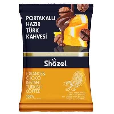 Shazel Türk Kahvesi 100G Portakallı (5'li Paket) ürün görseli 1