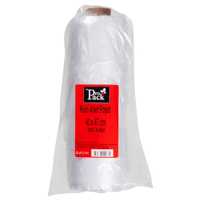 terra Rulo Atlet Poşet 200 Adet 40*47Cm (8'li Paket) ürün görseli 1