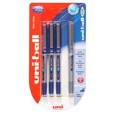 UNİ-BALL Eye Roller Kalem 0.5 Mavi 0.5Mm X 3 (7'li Paket) ürün görseli 1