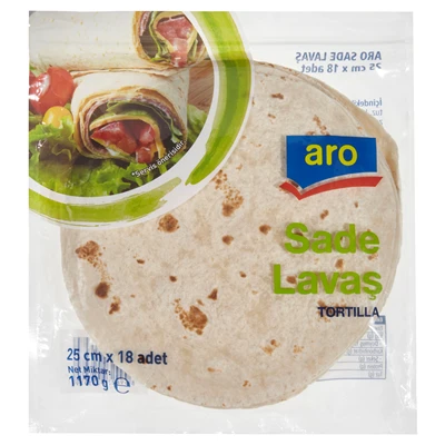 aro Lavaş 25Cm 18Li Sade (5'li Paket) ürün görseli 1