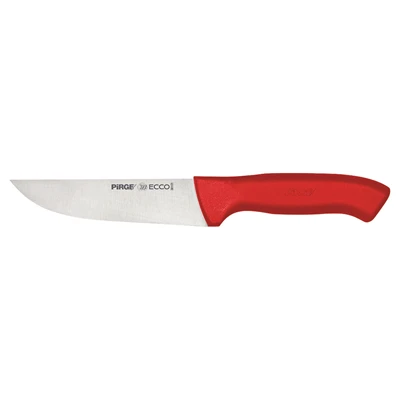 PIRGE Ecco Kasap Bıçağı No:1 14,5Cm Kırmızı (5'li Paket) ürün görseli 1