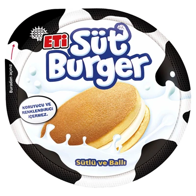ETİ Süt Burger 35G Sade (8'li Paket) ürün görseli 1