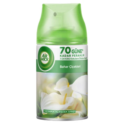 AİRWİCK Freshmatıc Yedek Sprey 250Ml Bahar Çiçeği (8'li Paket) ürün görseli 1
