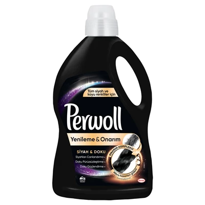 Perwoll Sıvı Çamaşır Deterjanı 3L Siyah (7'li Paket) ürün görseli 1