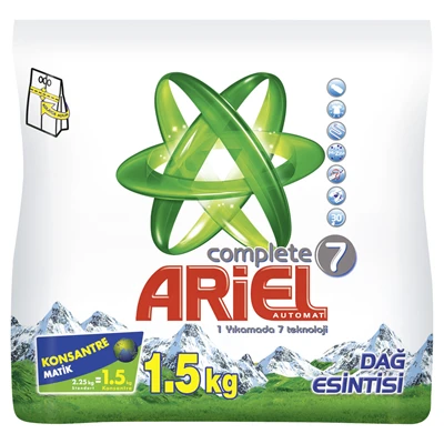 Ariel Çamaşır Deterjanı M-Zm7 1,5Kg Dağ Esintisi (3'li Paket) ürün görseli 1