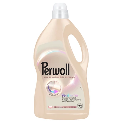 Perwoll Çamaşır Deterjanı Sıvı 4 L Açık Renkliler (4'li Paket) ürün görseli 1
