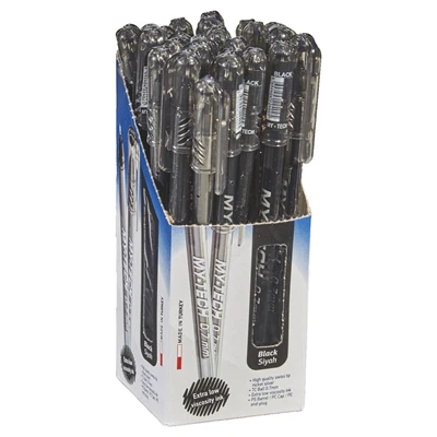 PENSAN Mytech Tükenmez Kalem 0,7 25Li Siyah (2'li Paket) ürün görseli 1