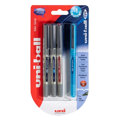 UNİ-BALL Eye Roller Kalem 0.7 Karışık 0.7Mm 3Ad (2'li Paket) ürün görseli 1